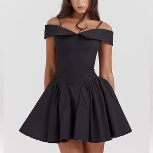 House of CB Elida Dress Black in Medium